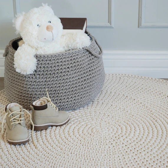 Image of Crochet rug SAGA | IVORY