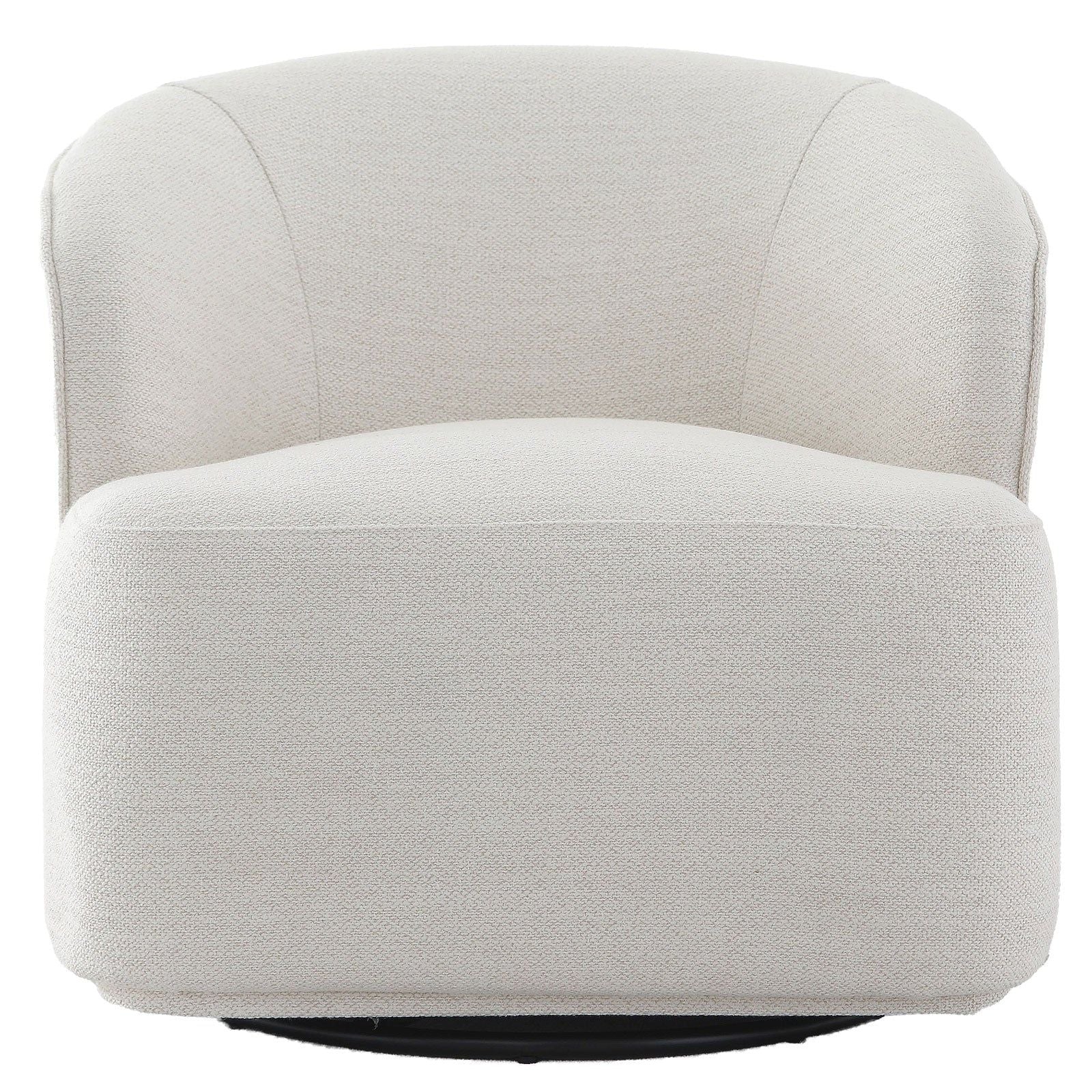 Image of Stow Swivel Chair in Off-white