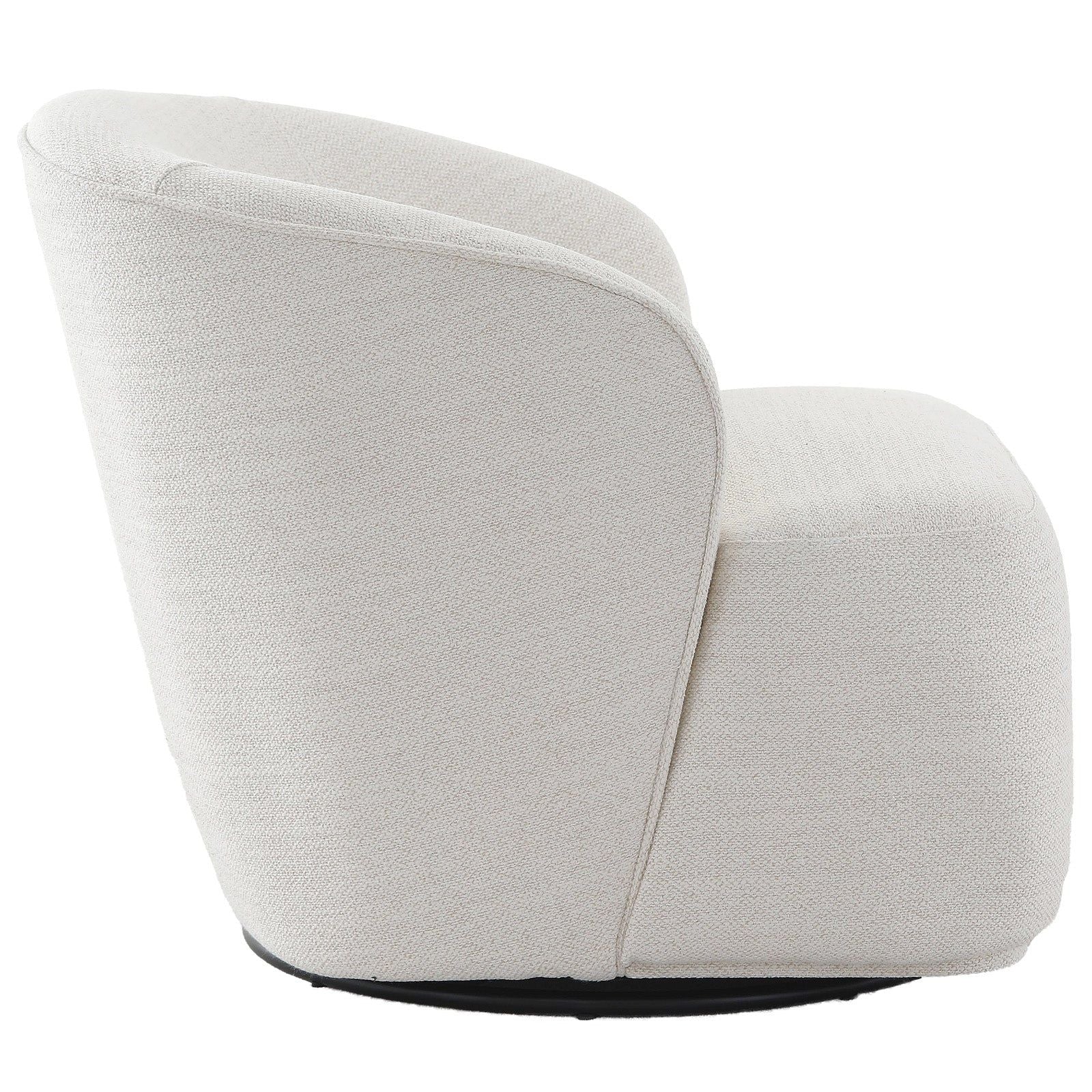 Image of Stow Swivel Chair in Off-white