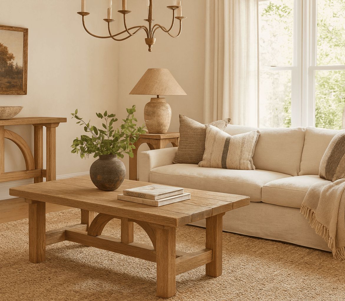 Image of Ironbridge Solid Oak Coffee Table