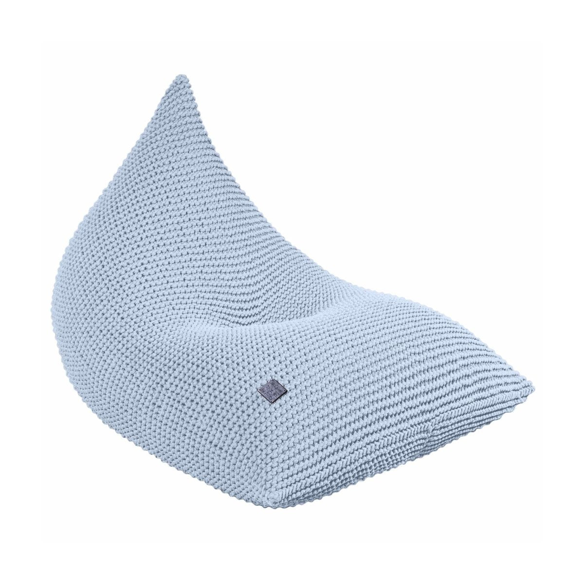 Image of Knitted bean bag | BABY BLUE