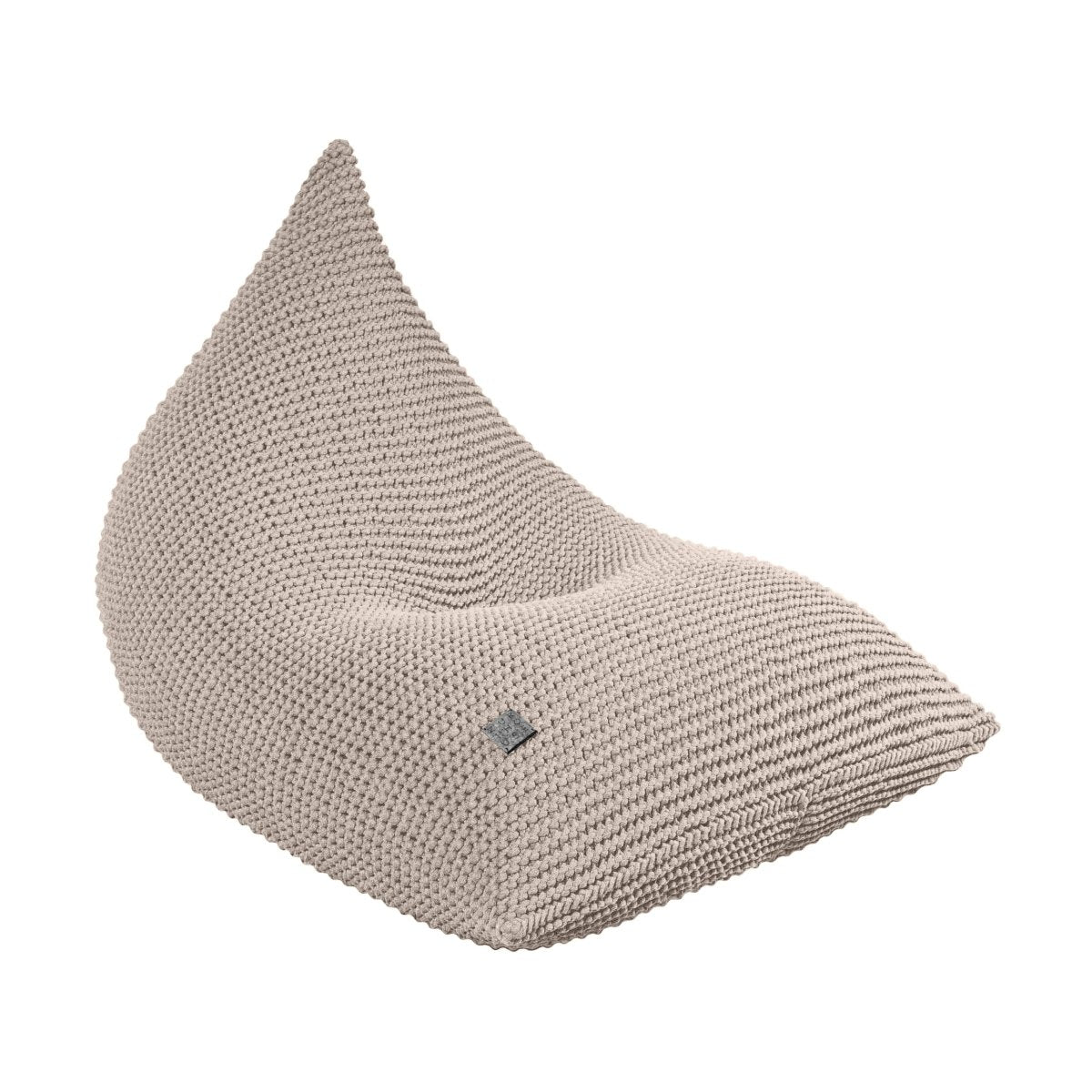 Image of Knitted bean bag | BEIGE