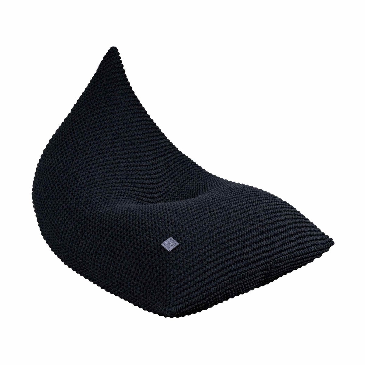 Image of Knitted bean bag | CHARCOAL
