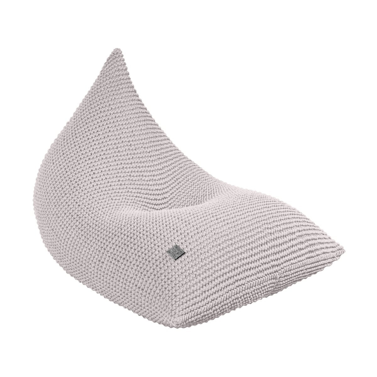 Image of Knitted bean bag | OATMEAL