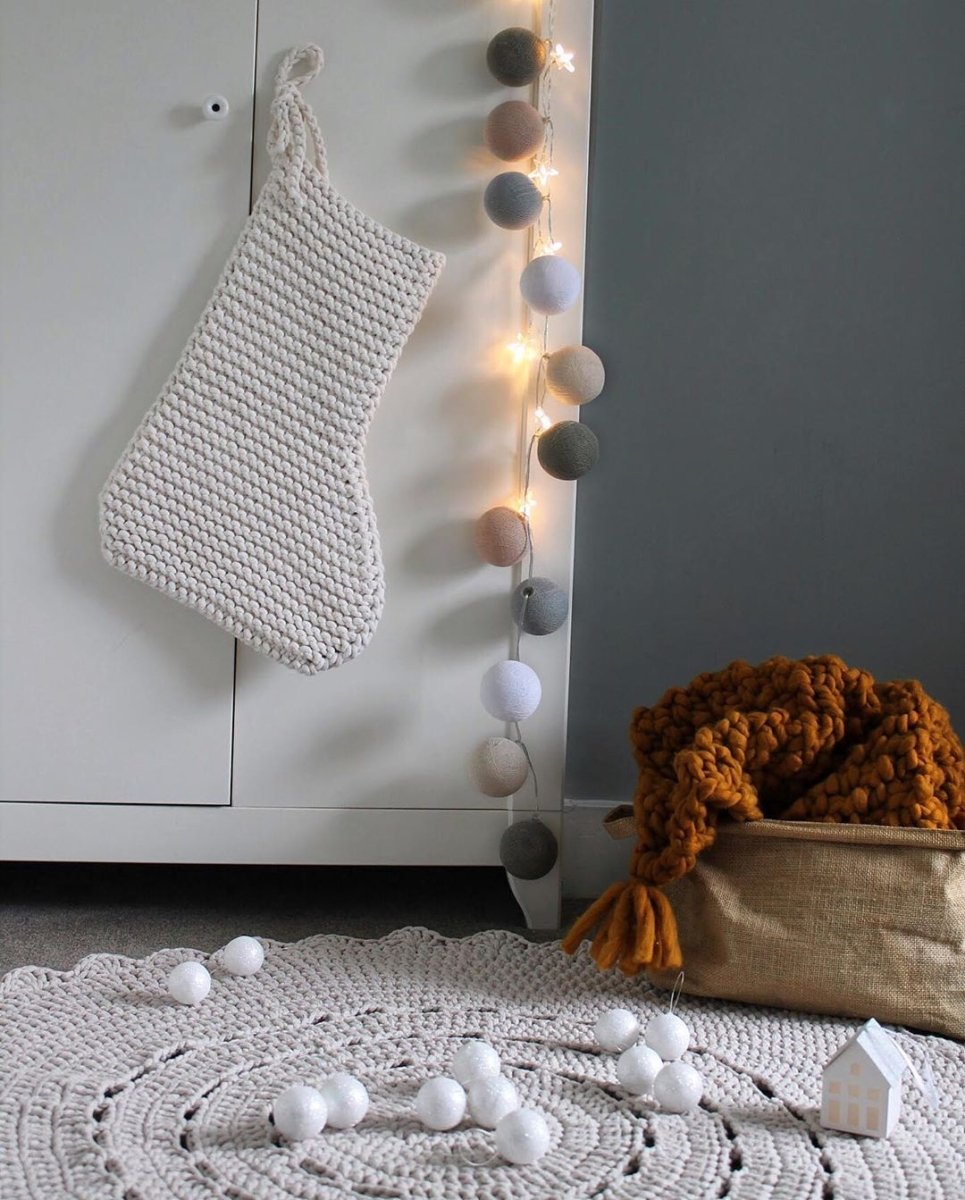 Image of Knitted Christmas Stocking