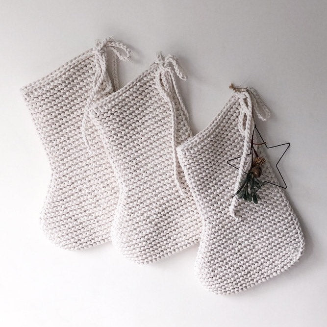 Image of Knitted Christmas Stocking