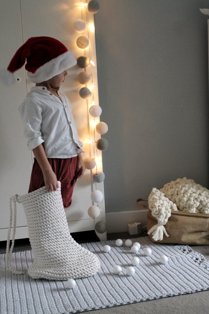 Image of Knitted Christmas Stocking