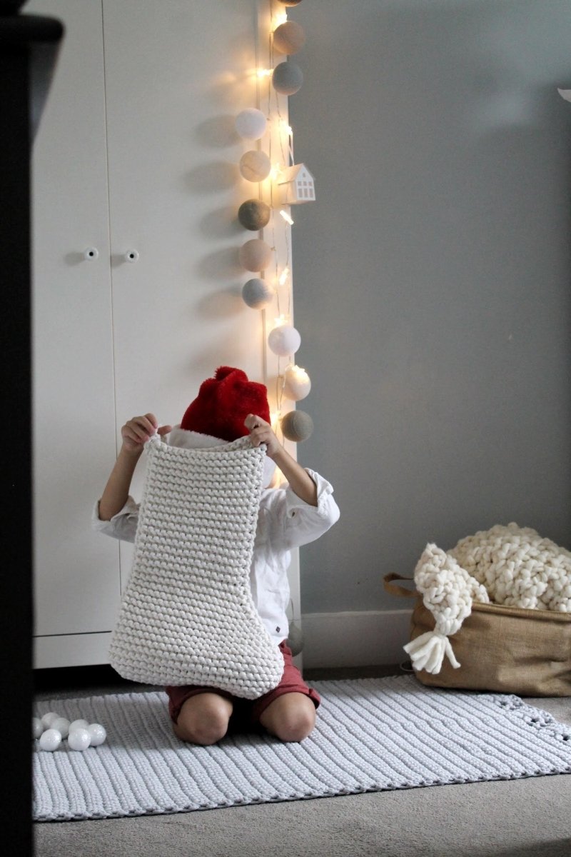 Image of Knitted Christmas Stocking