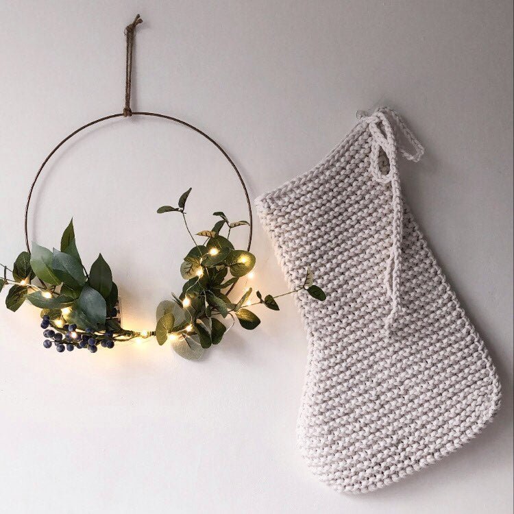 Image of Knitted Christmas Stocking