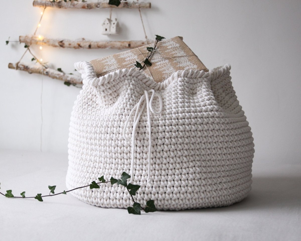Image of Large Crochet Santa Sack