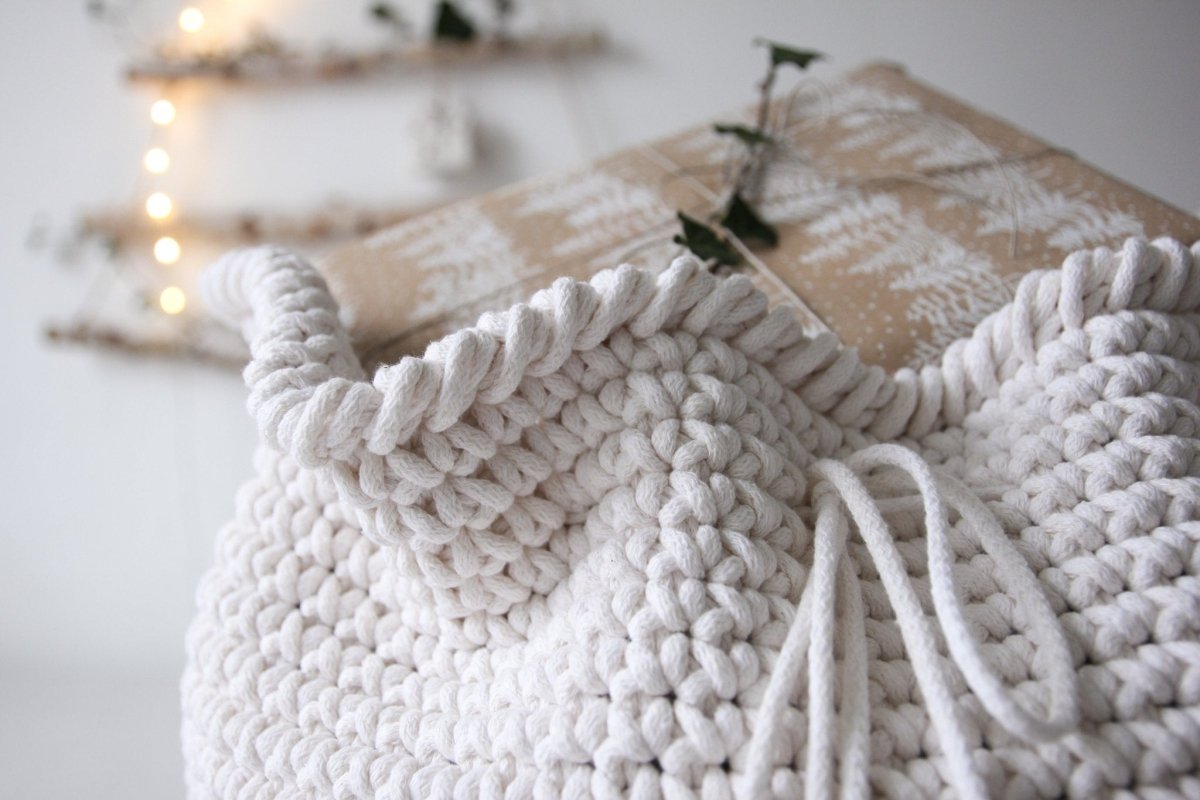 Image of Large Crochet Santa Sack