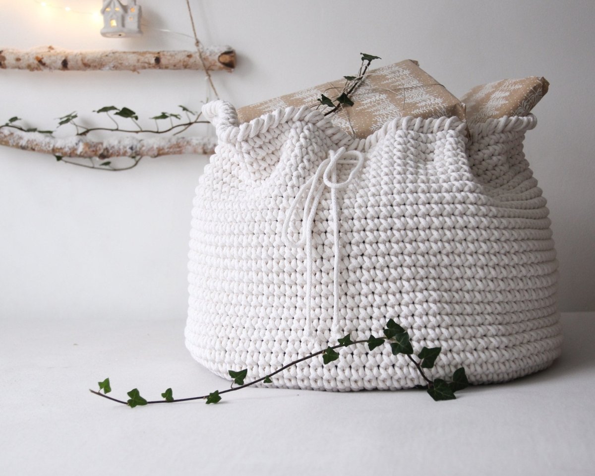 Image of Large Crochet Santa Sack