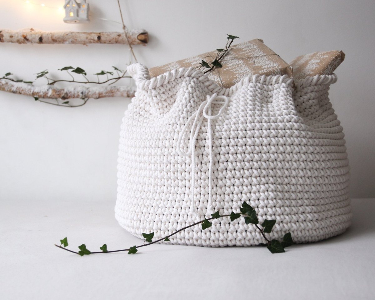 Image of Large Crochet Santa Sack