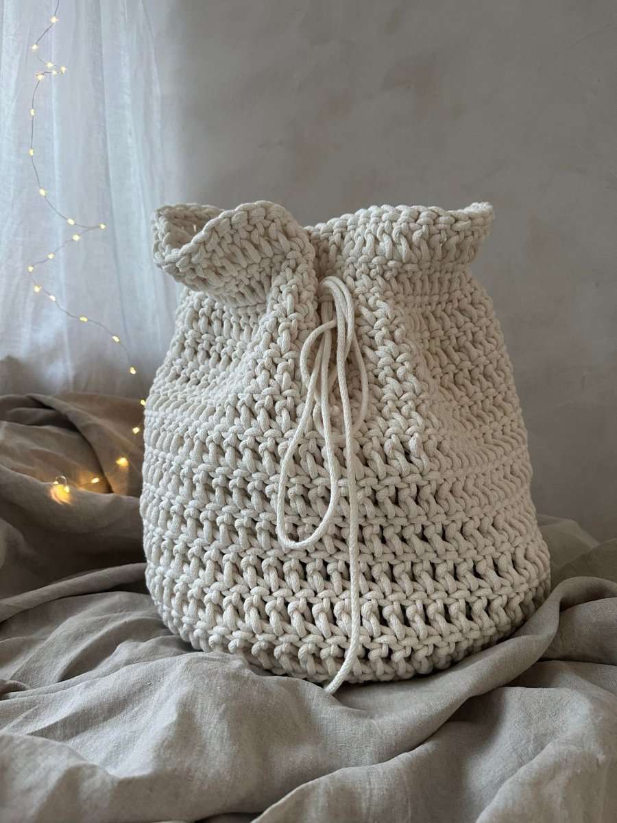 Image of Large Santa sack | crocheted