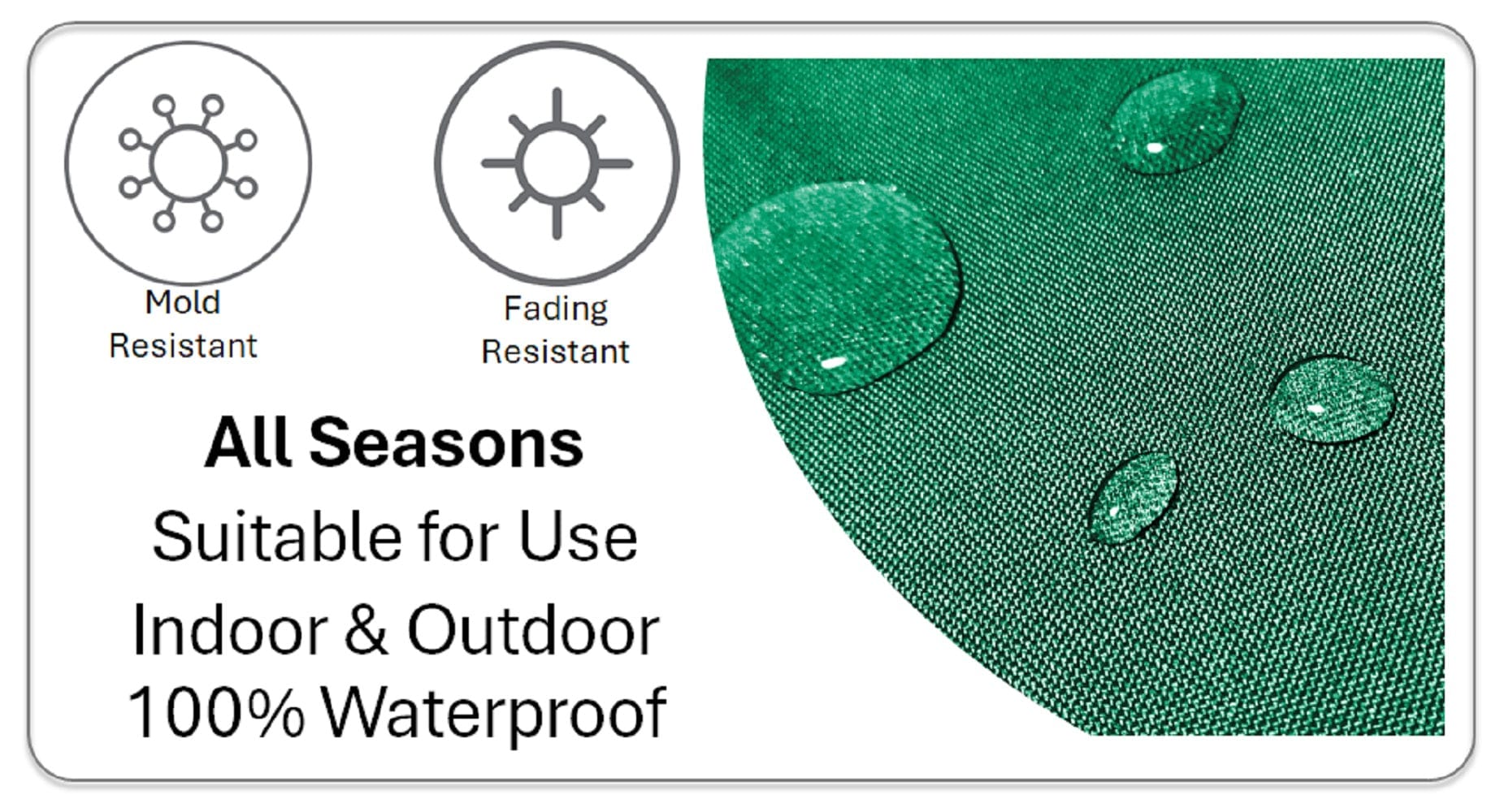 Image of OLIVIA ROCCO Emerald Bees Waterproof Cushion Covers 43 x 43 cm Reversible Breathable