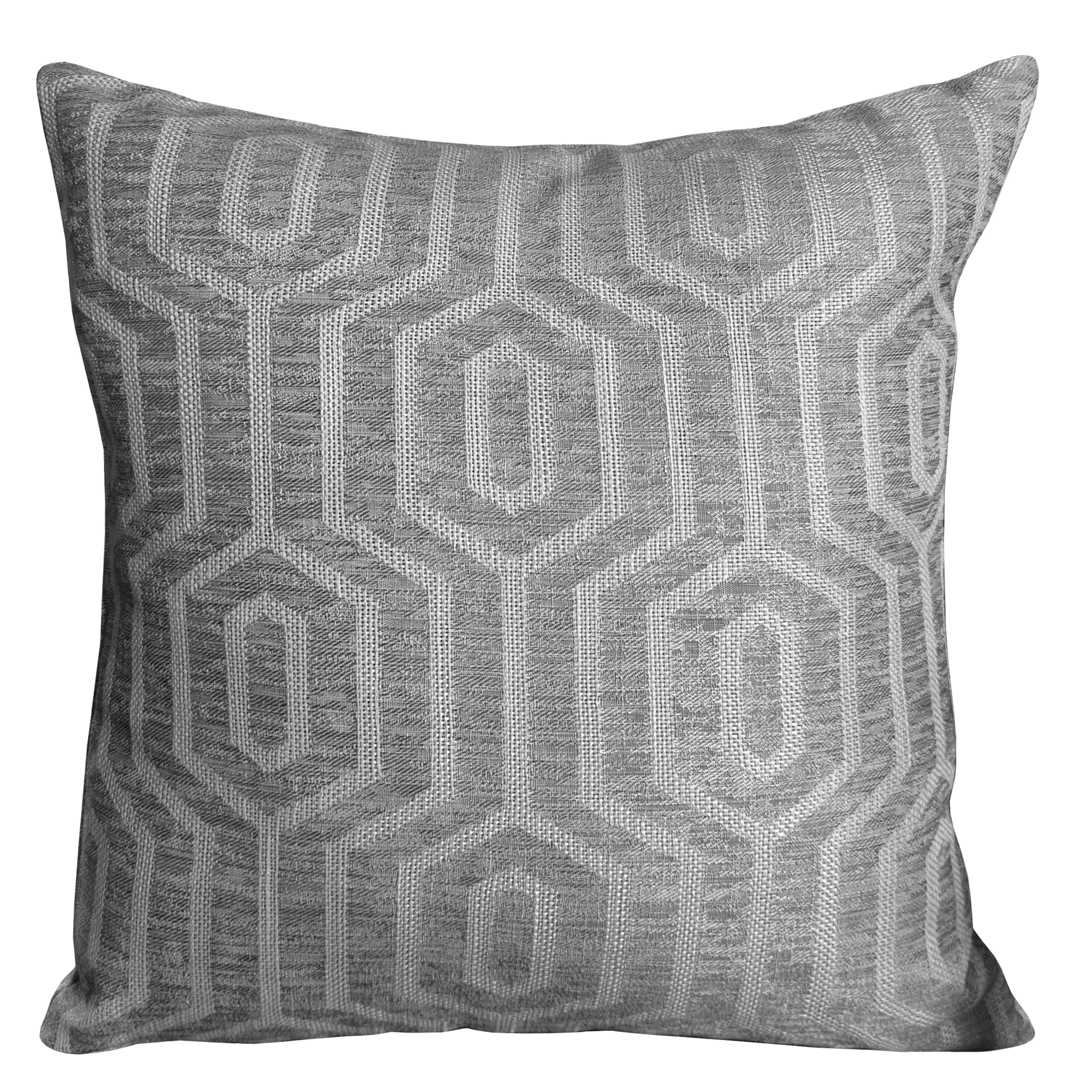 Image of OLIVIA ROCCO Paris Cushion Covers 2 Pack Modern Grey Square Decorative Cushions Super Soft Bedroom Refresh Accent