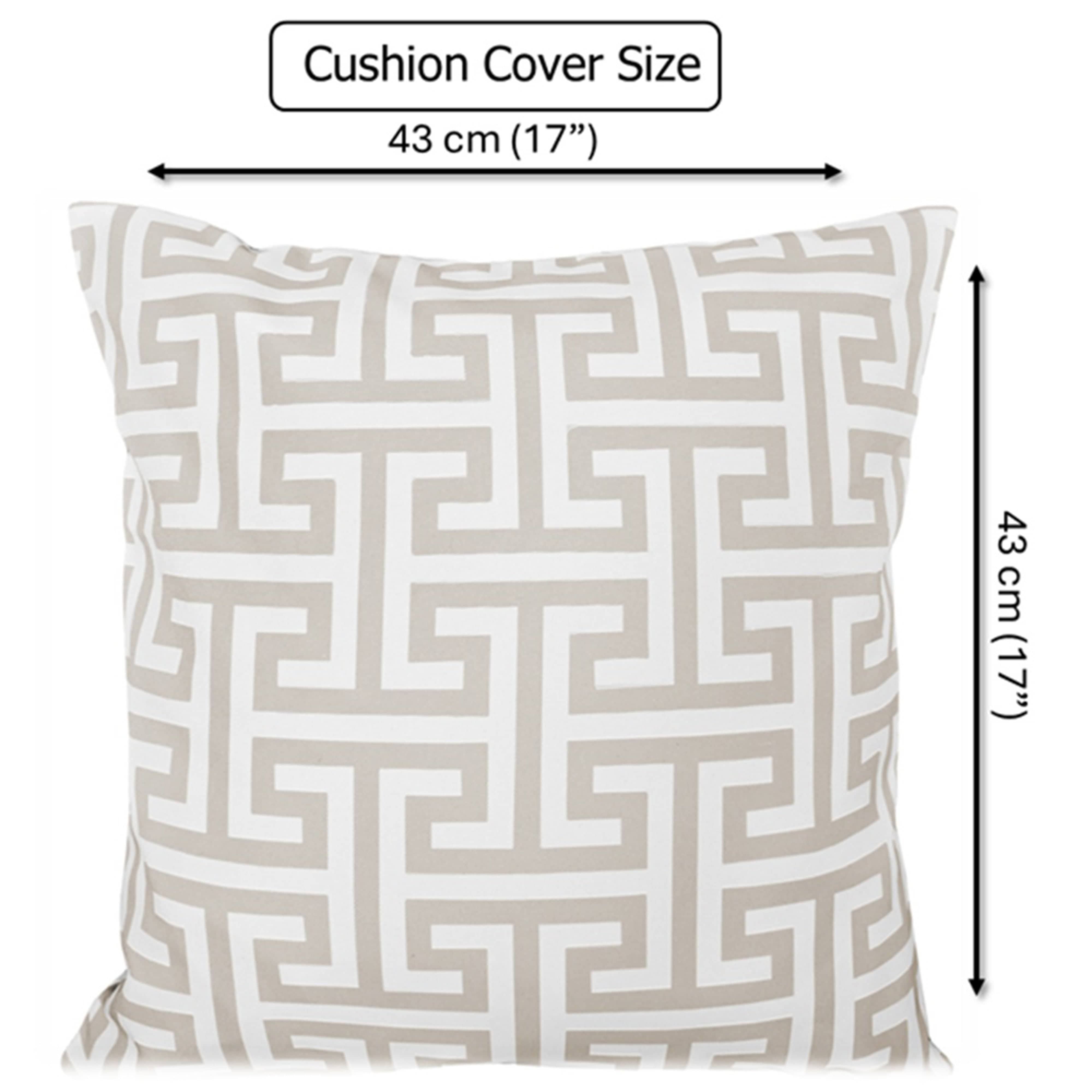 Image of OLIVIA ROCCO Cushion Covers 43x43 cm Waterproof Breathable Outdoor Indoor Use Milano