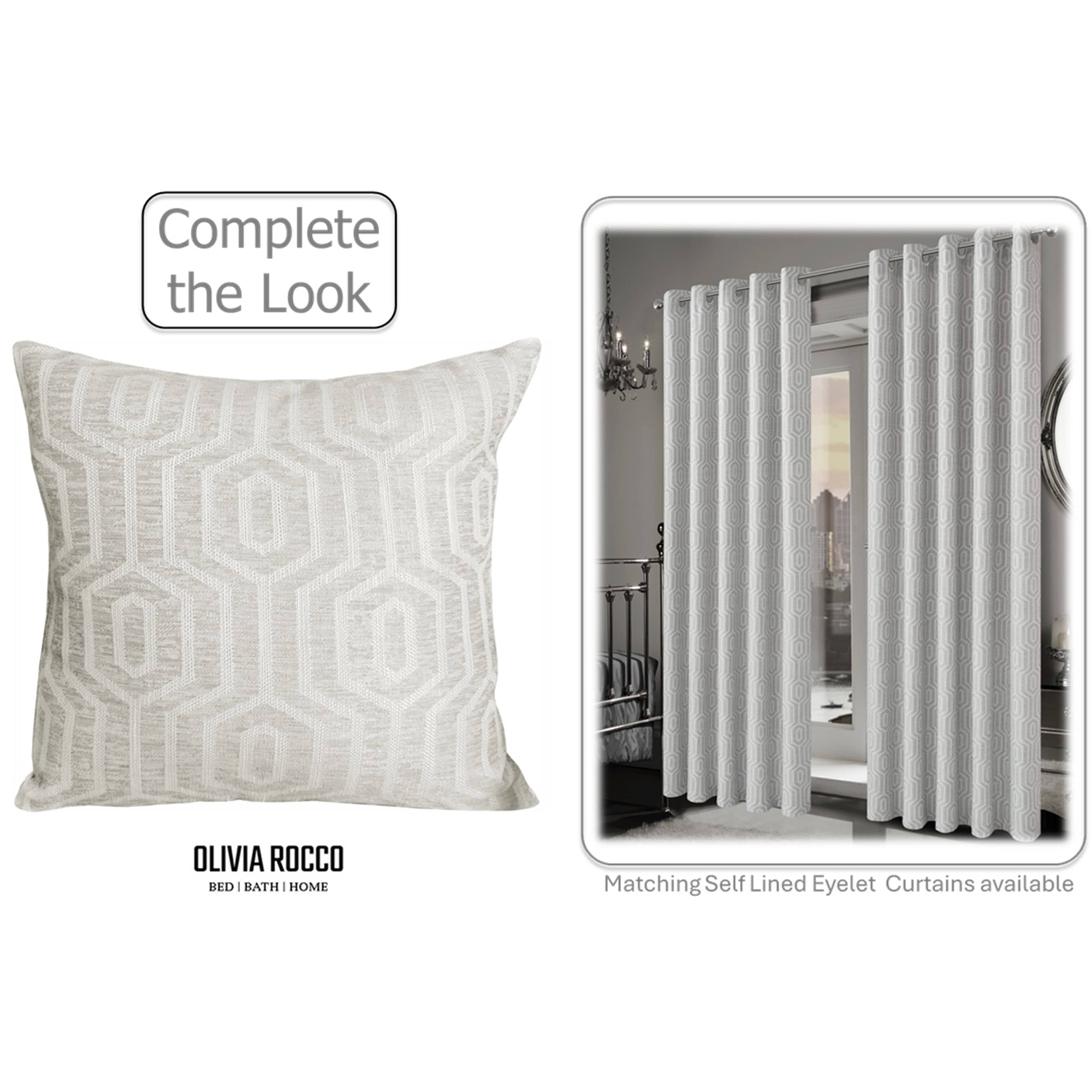 Image of OLIVIA ROCCO Paris Cushion Covers 2 Pack Modern Natural Decorative Square Scatter