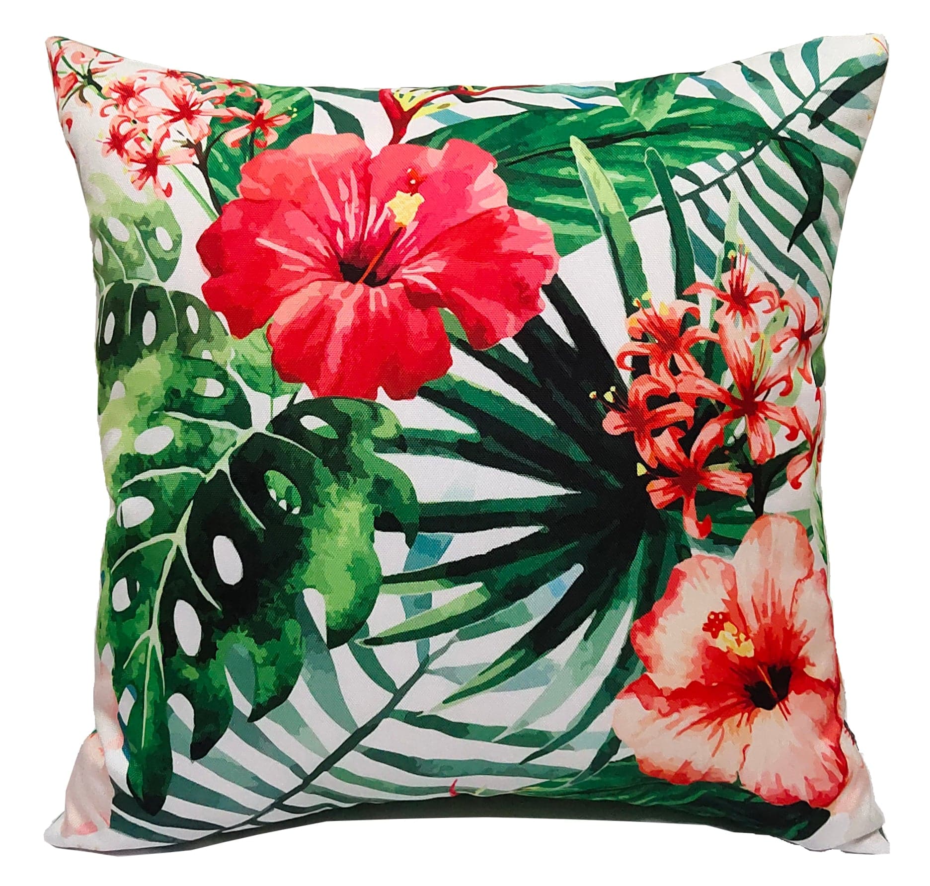 Image of OLIVIA ROCCO Gardenia Waterproof Cushion Covers 43 x 43 cm For Sofa And Bedroom Hotel-Style Sofa or Bed Accent