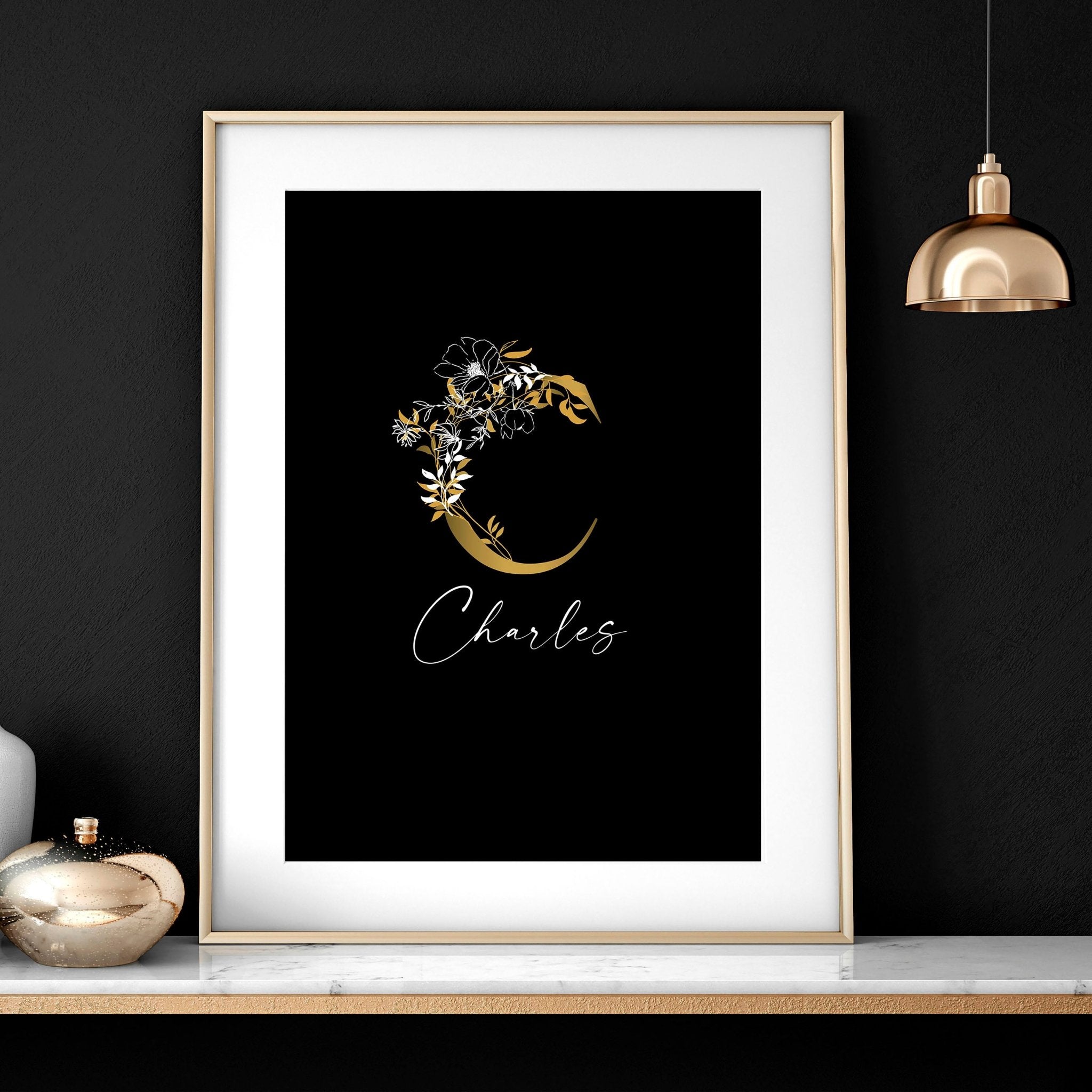 Image of Anniversary gift for one year | set of 3 wall art prints