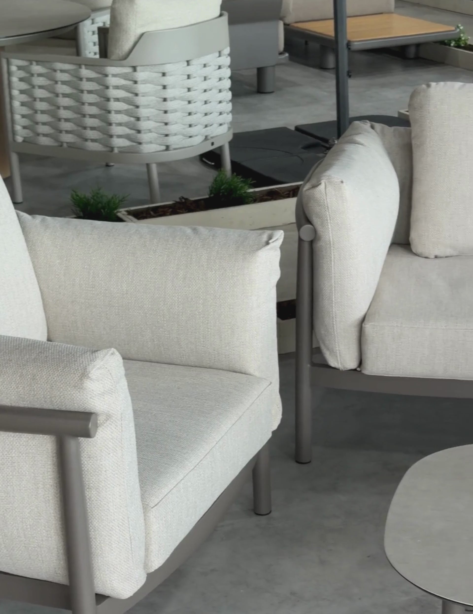 Image of ZOYA 4-Seater Lounging Set with Coffee Table