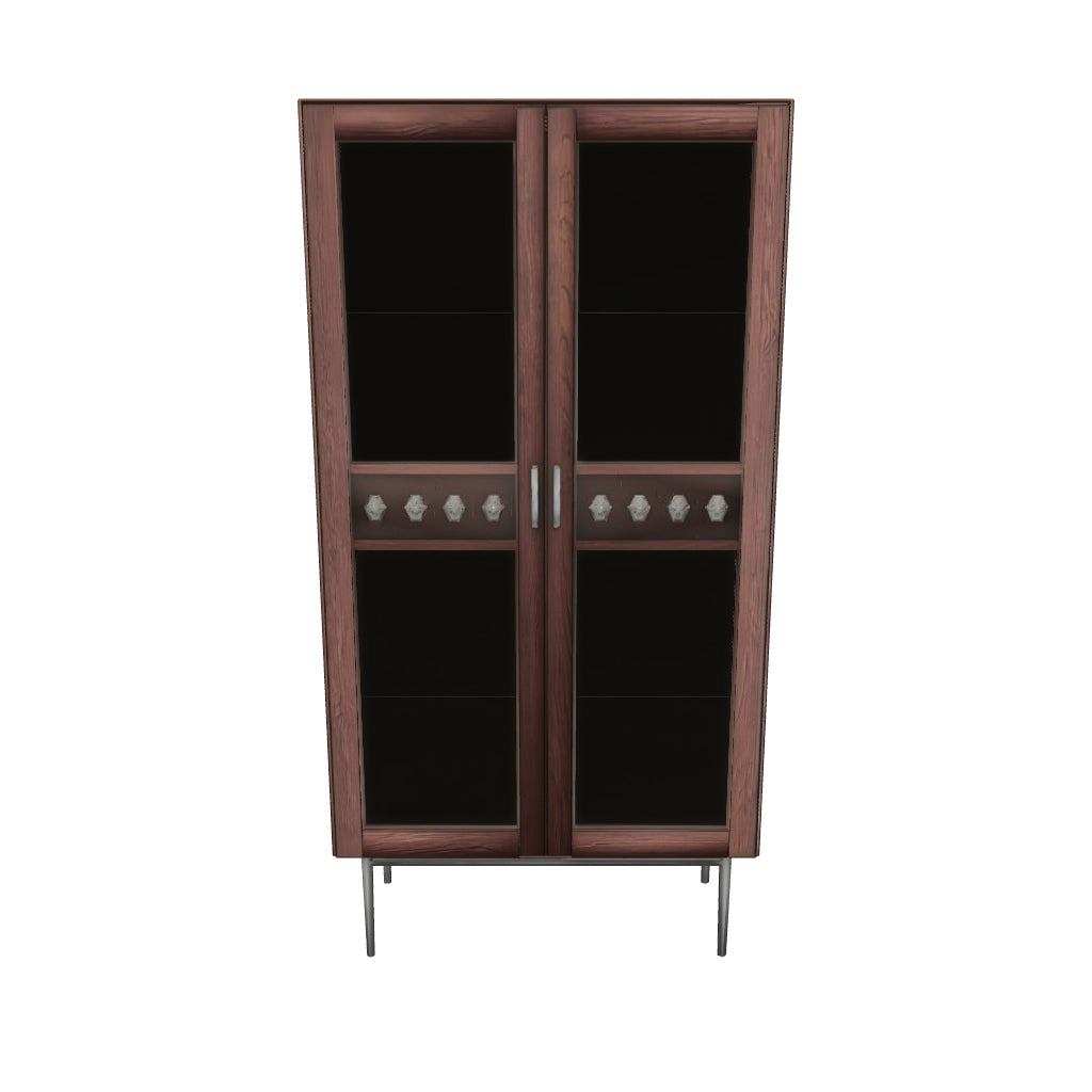 Image of ROKA glass cabinet 3D model (true scale)