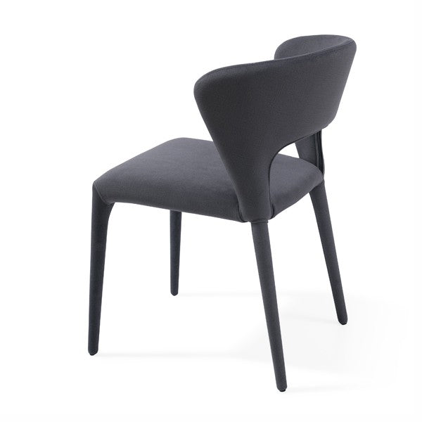 Image of Pari I Dining Chair - Luxe Cinder Grey - Set of 2