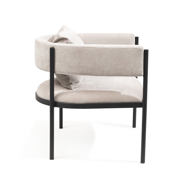 Image of Envie I Lounge Chair - Giselle Grey Beige