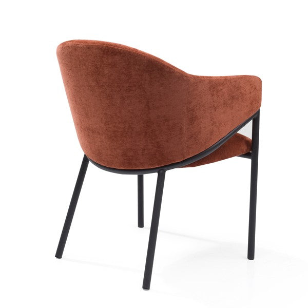 Image of Aidan Armchair - Rust - Set of 2