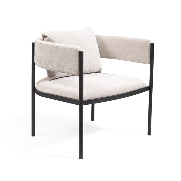 Image of Envie I Lounge Chair - Giselle Grey Beige