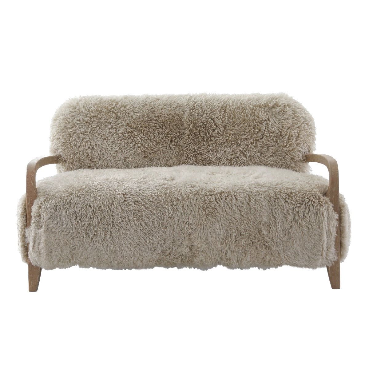 Image of Baaarb Real Sheepskin Sofa - Genuine Sheepskin Designer Seating
