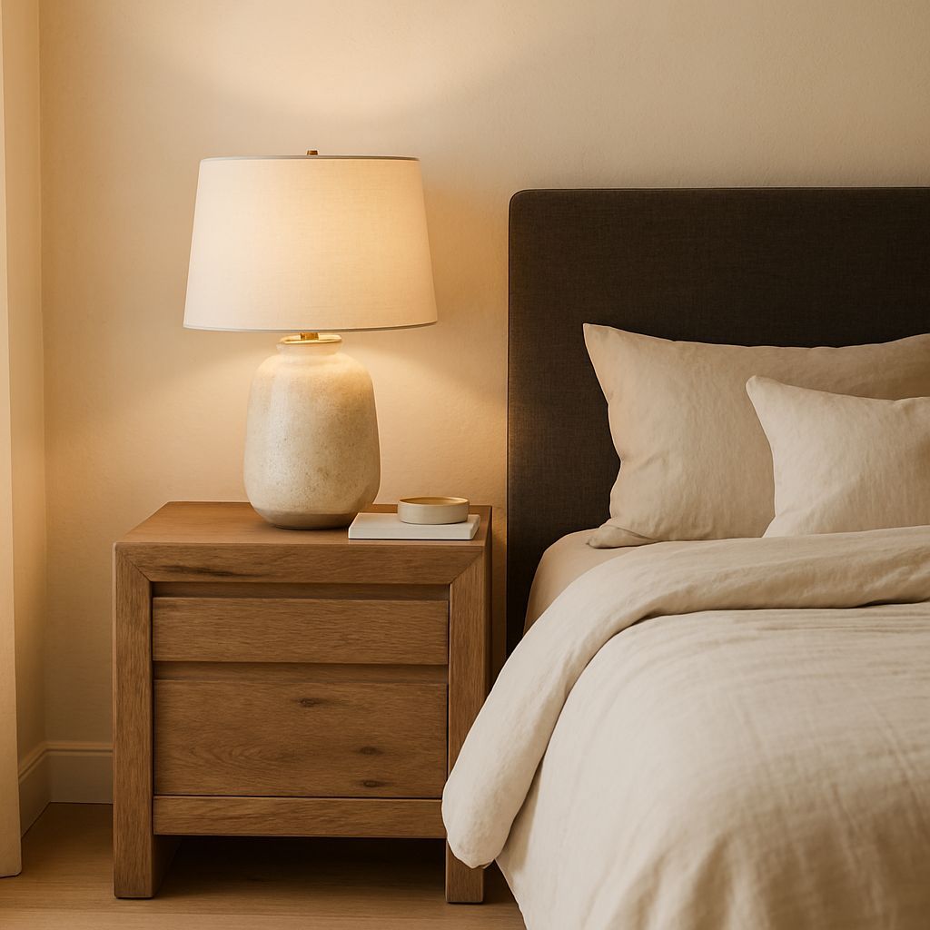Image of Reclaimed Oak Bedside Cabinet