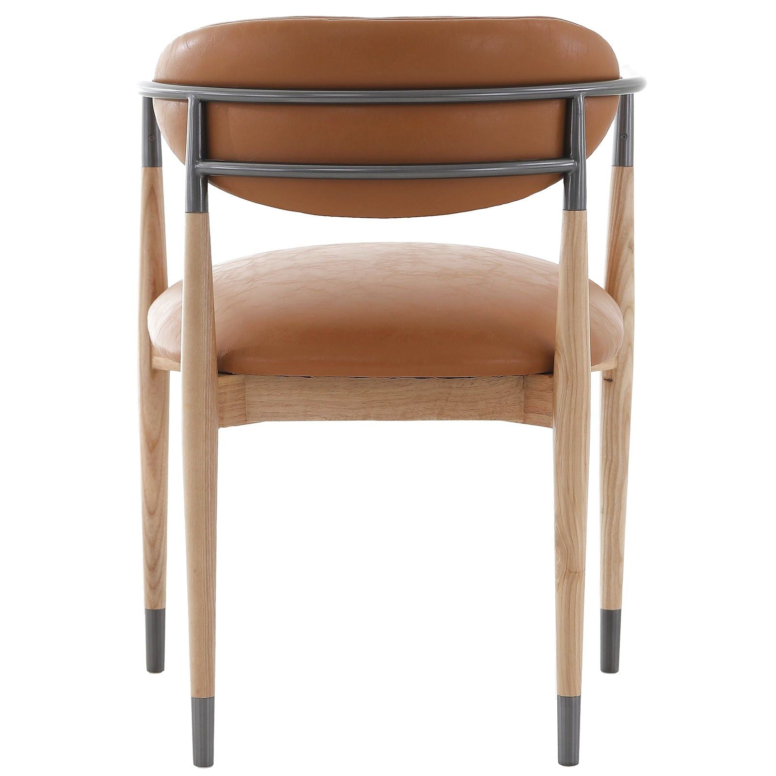 Image of Soho Dining Chair in Natural and Bronze