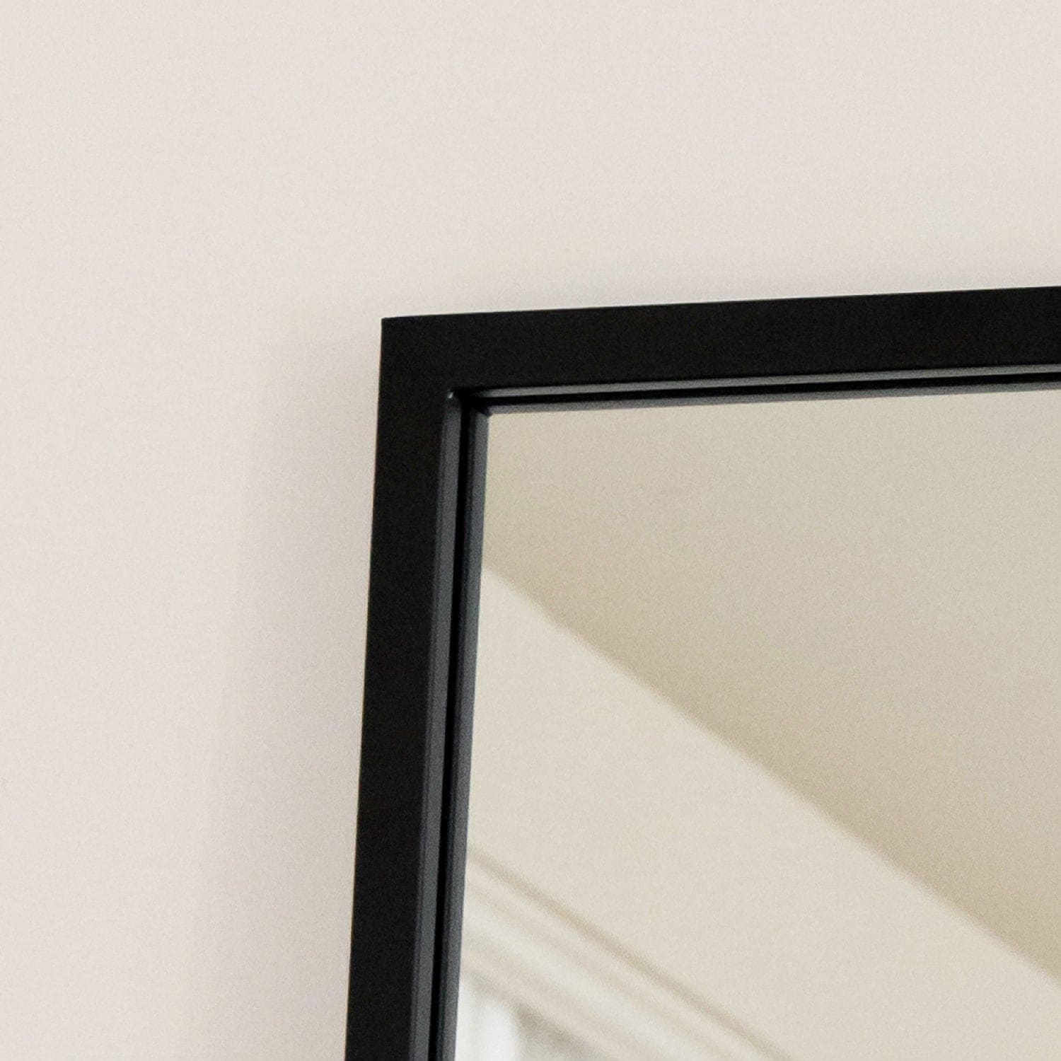 Image of Takara - Black Metal Rectangle Mirror - 70cm x 50cm