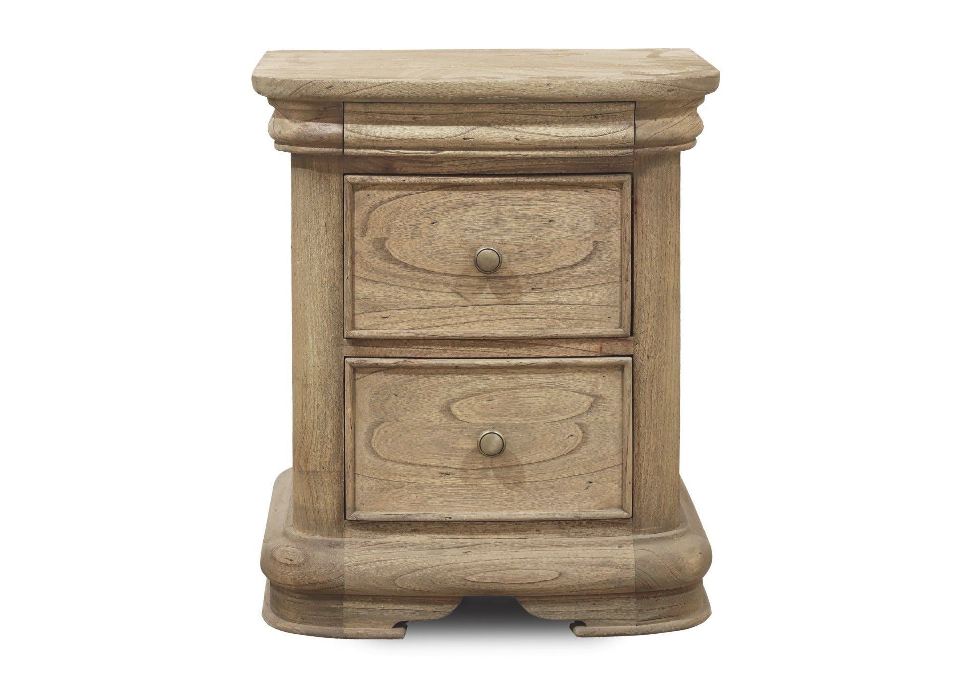 Image of Fulbrook Oak 3 Drawer Bedside Table