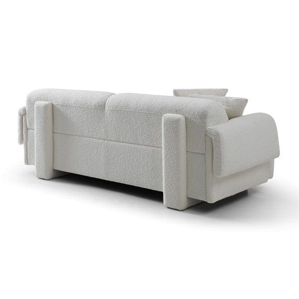 Image of Frankie 3-Seater Sofa - Chex Polar Bouclé