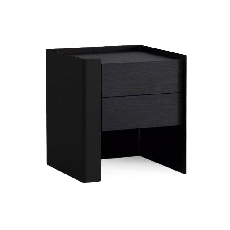 Image of Tunica Bedside Table - Black Oak - Pair