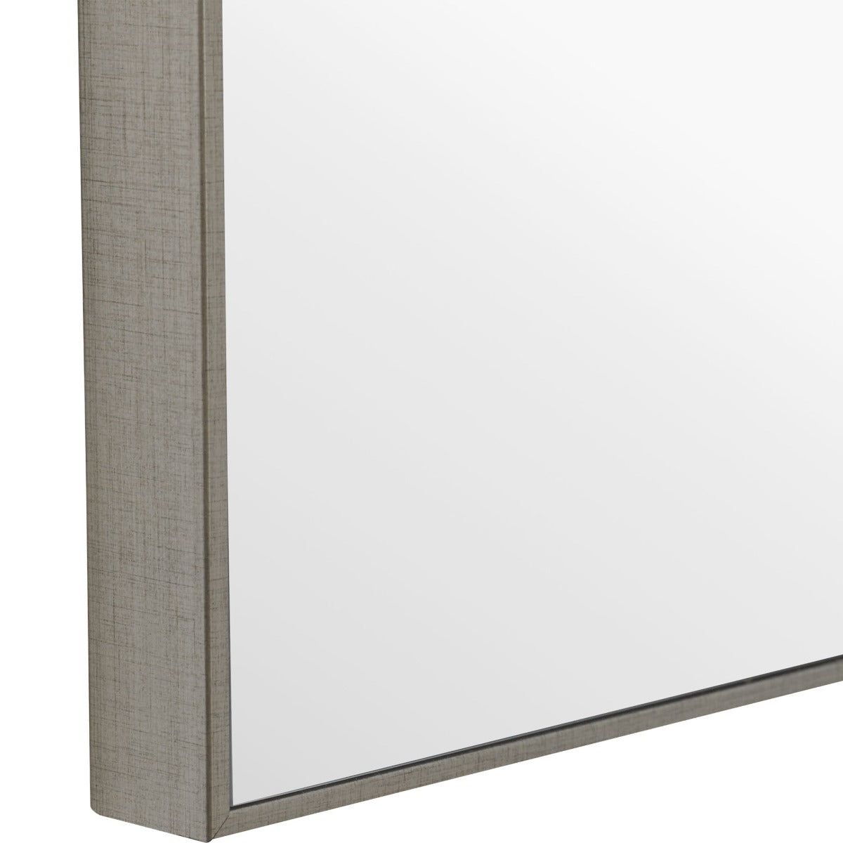 Image of Simple Slim Frame Mirror Silver