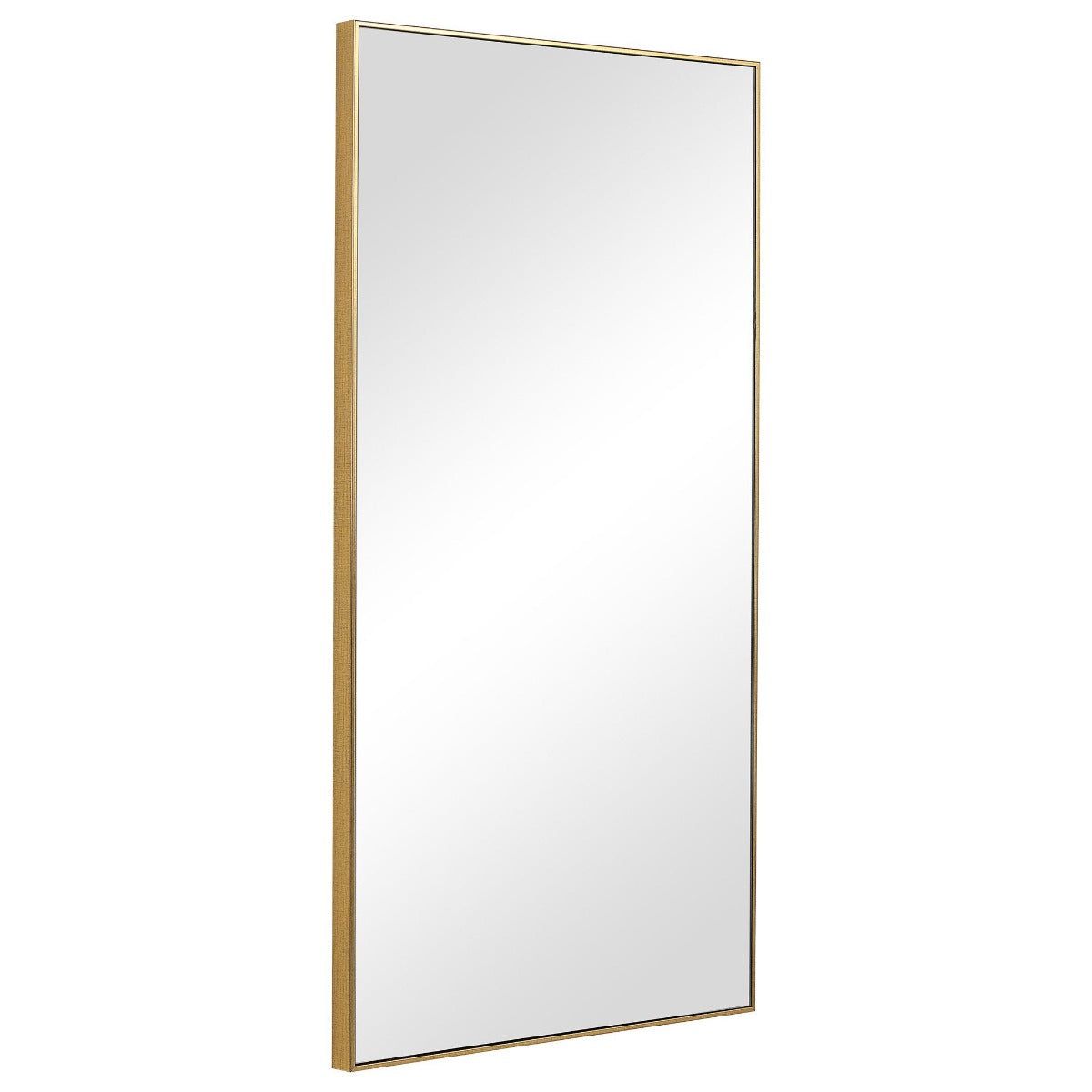 Image of Slim Frame Midi Mirror Gold