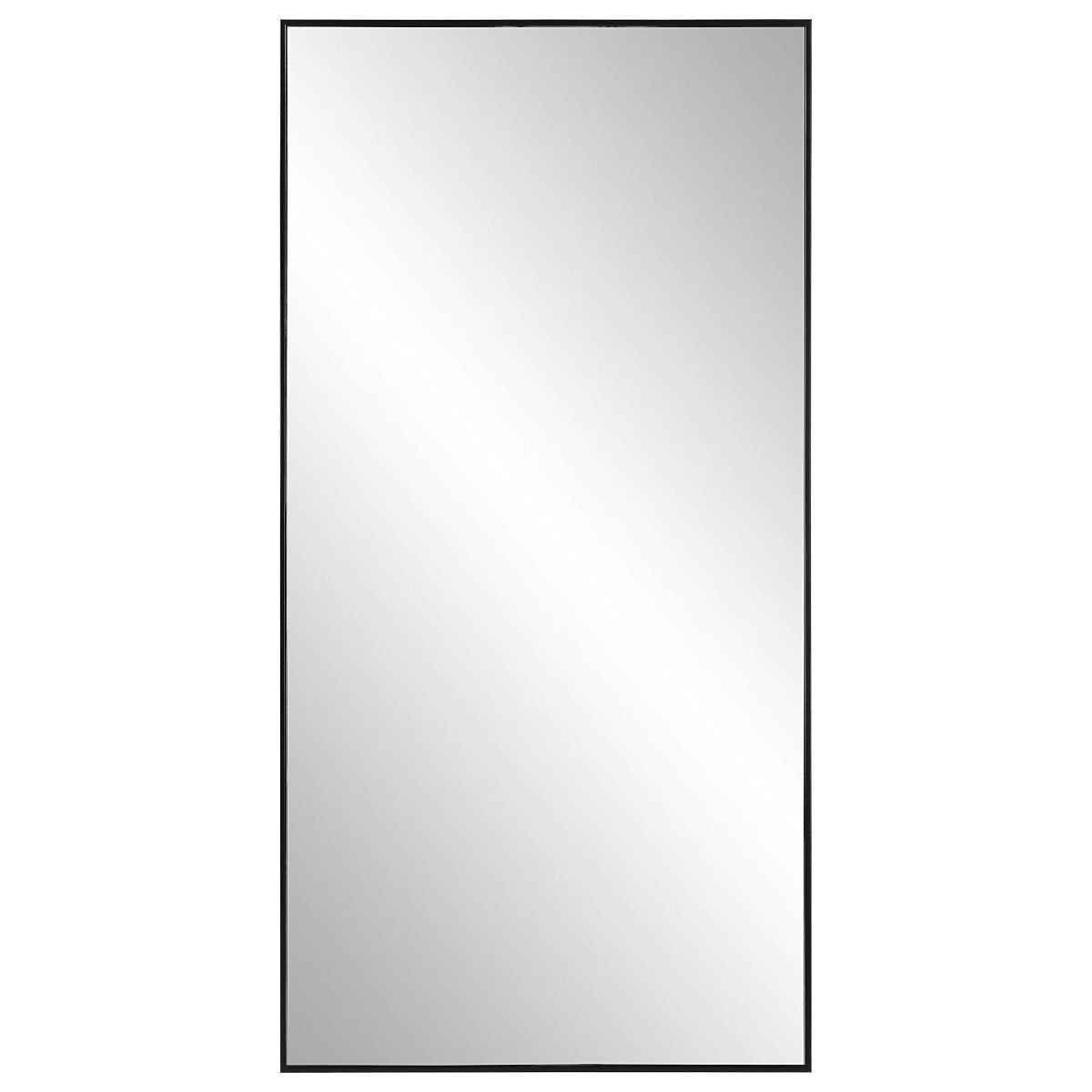 Image of Slim Frame Midi Mirror Black