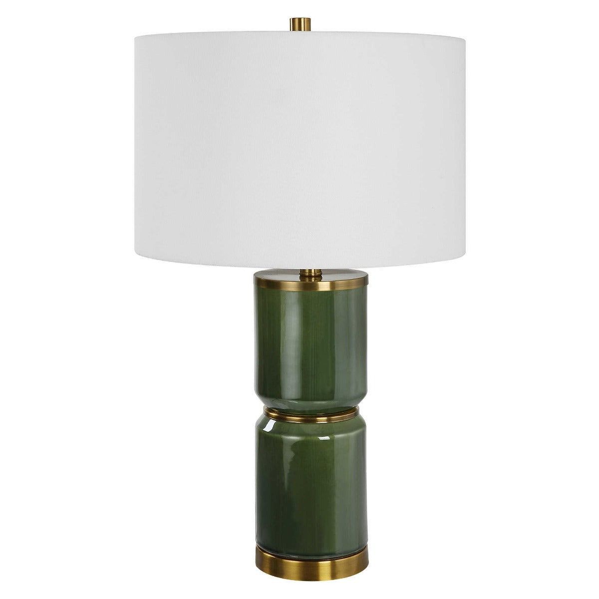 Image of Lilian Table Lamp in Moss Green