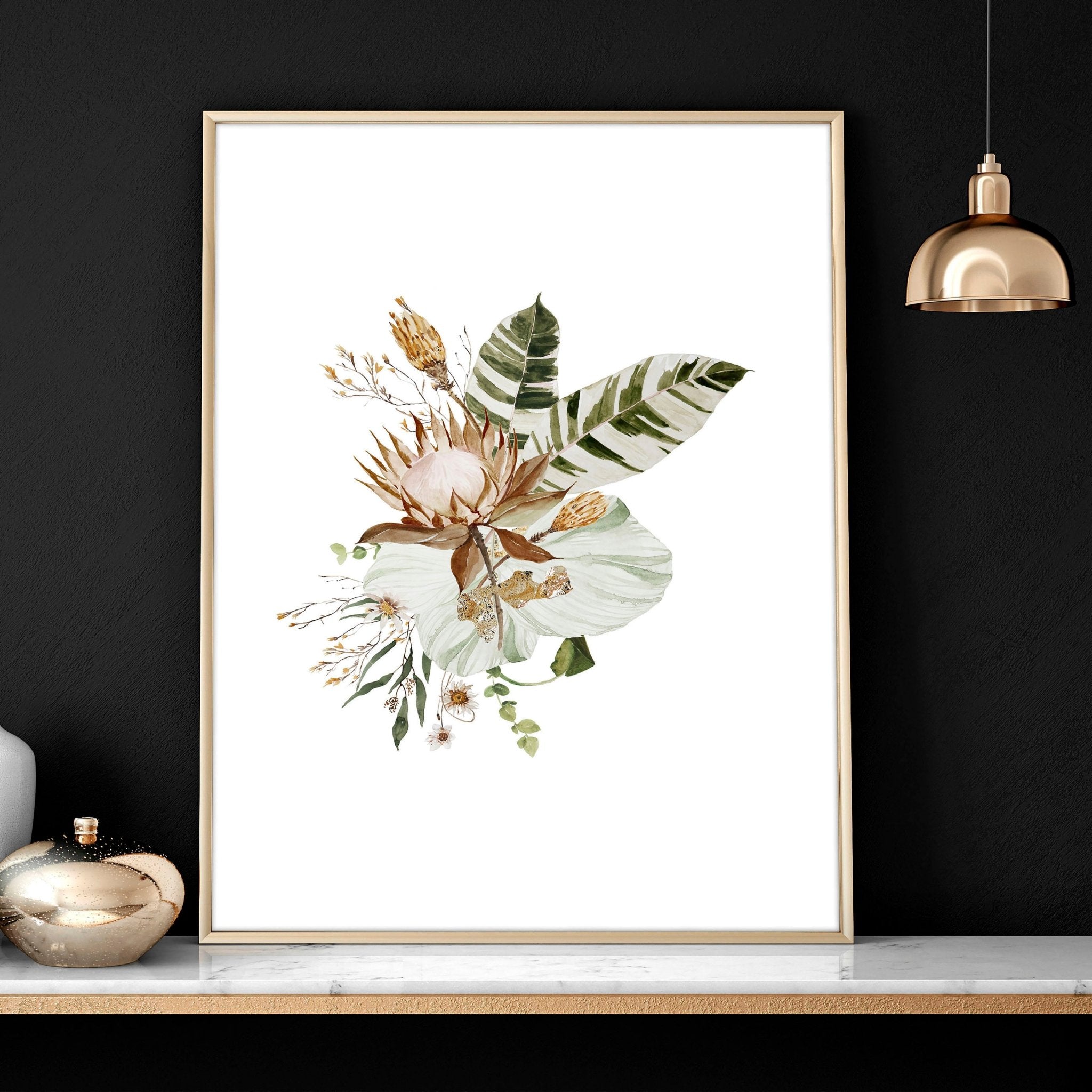 Image of Bedroom Pictures for Wall – Set of 3 Boho Prints